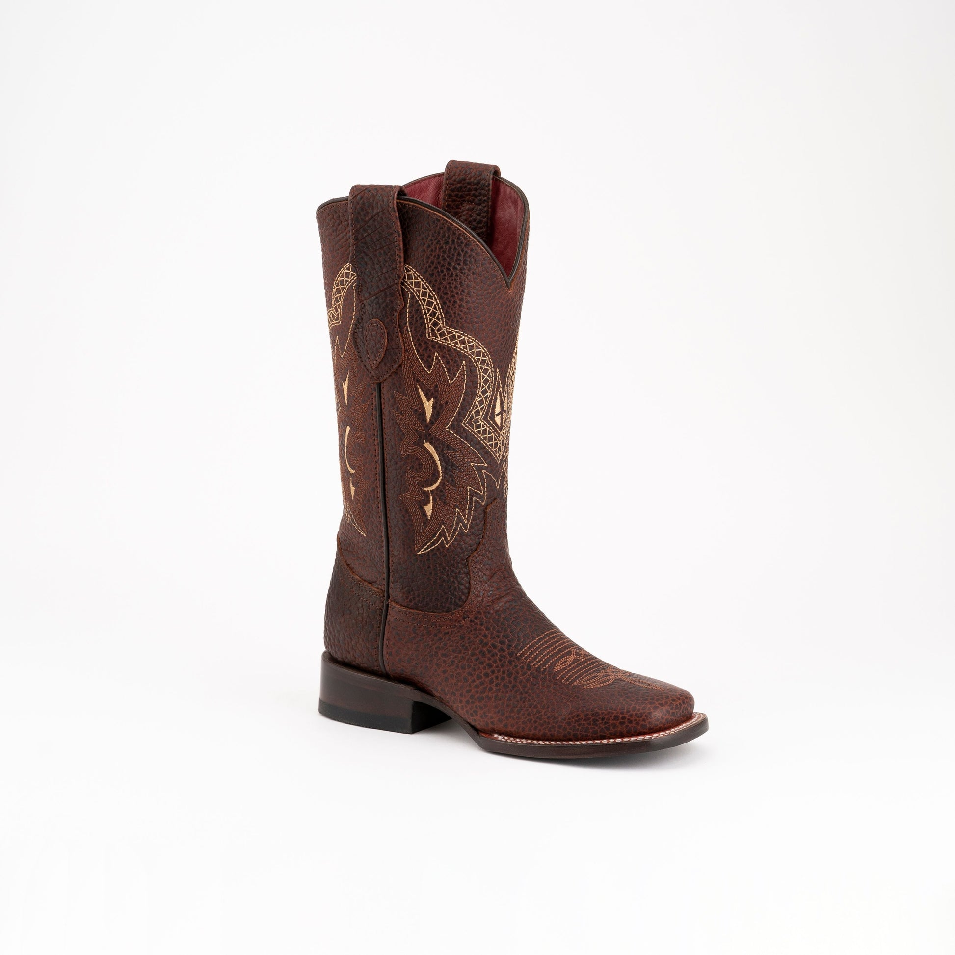 Women's Ferrini Toro Leather Boots Handcrafted Rugged - yeehawcowboy