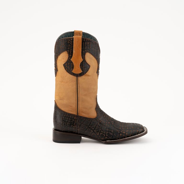 Men's Ferrini Acero Elephant PRINT Boots Handcrafted Nicotine - yeehawcowboy