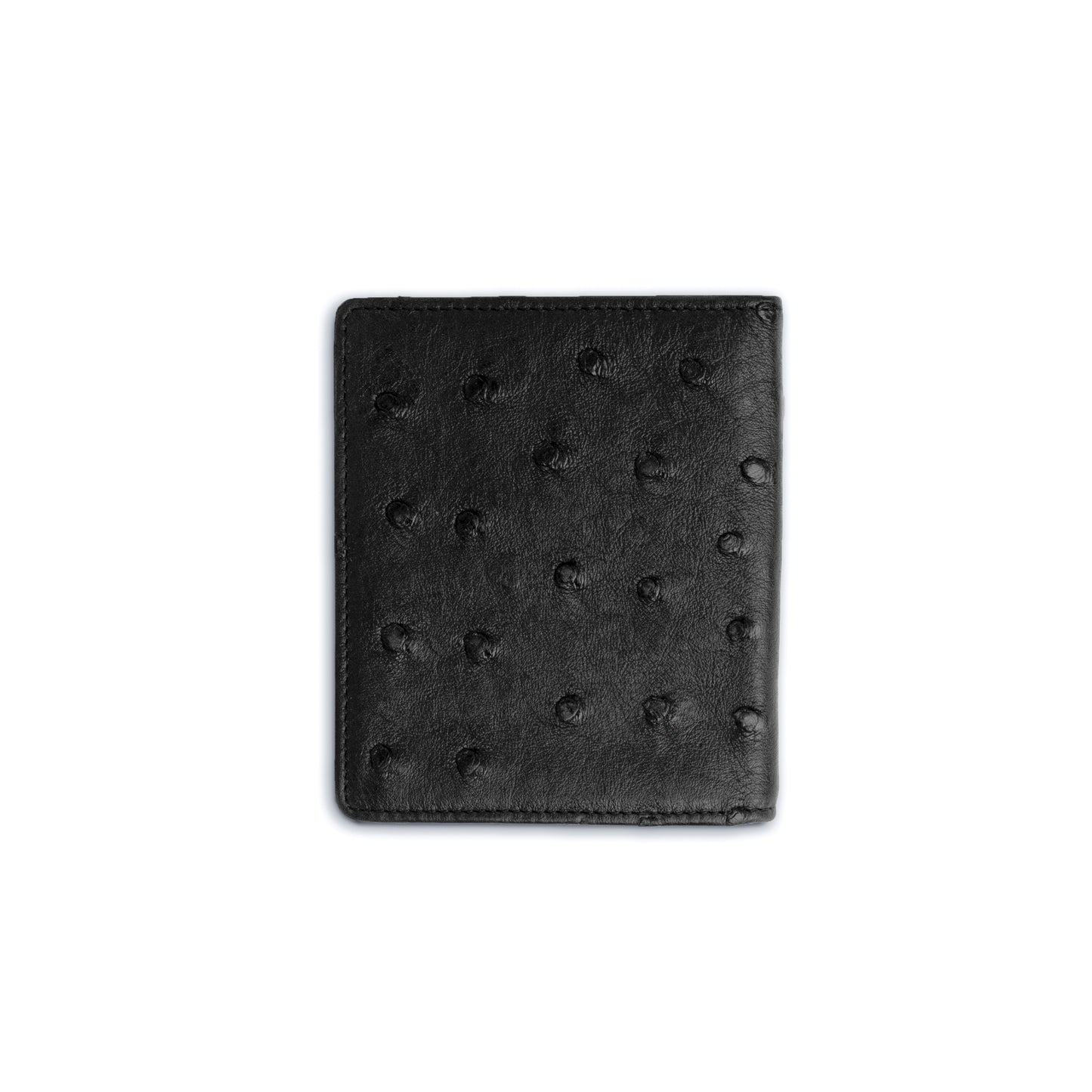 Ferrini Full Quill Ostrich Money Clip Black - yeehawcowboy