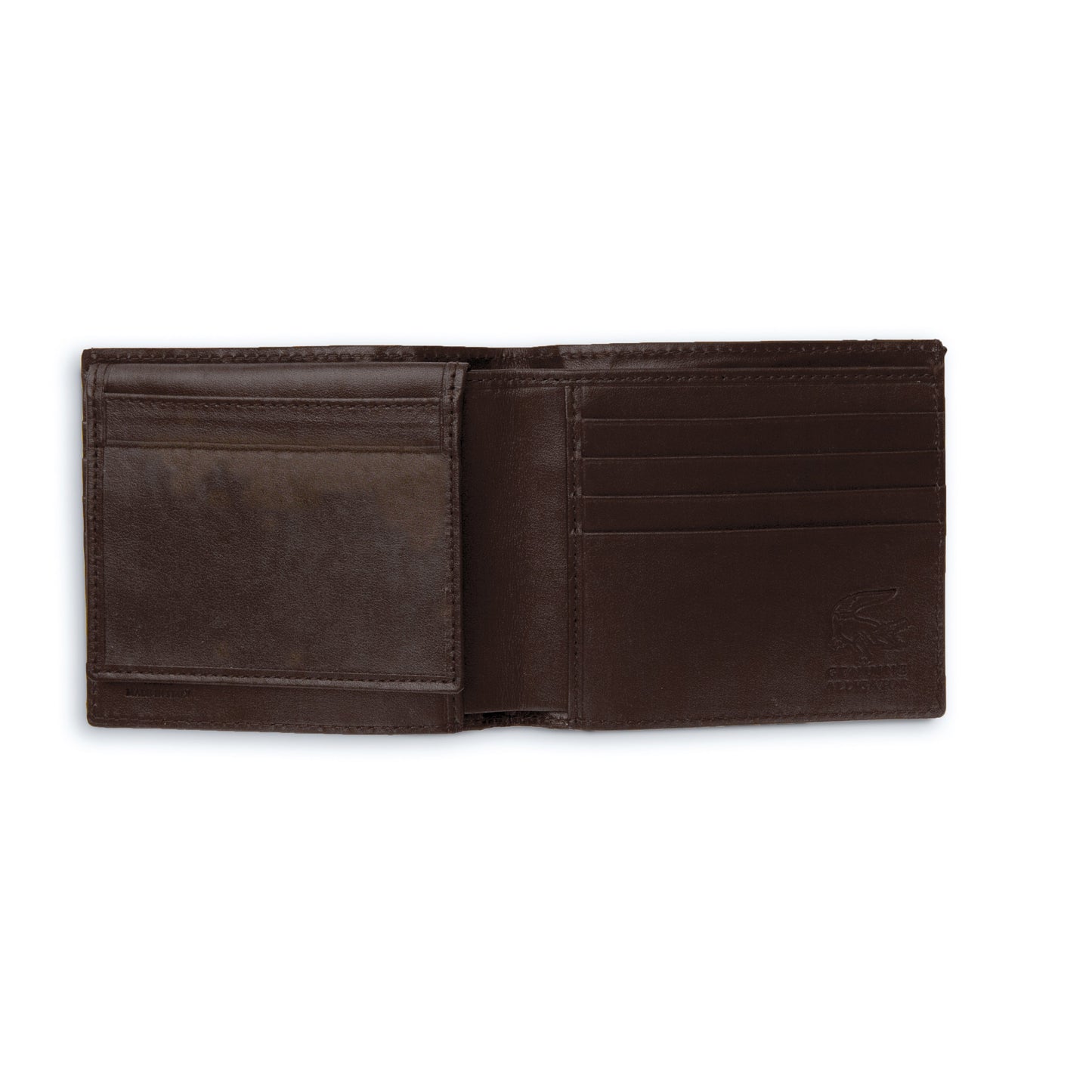 Ferrini Alligator Billfold Wallet Nicotine - yeehawcowboy