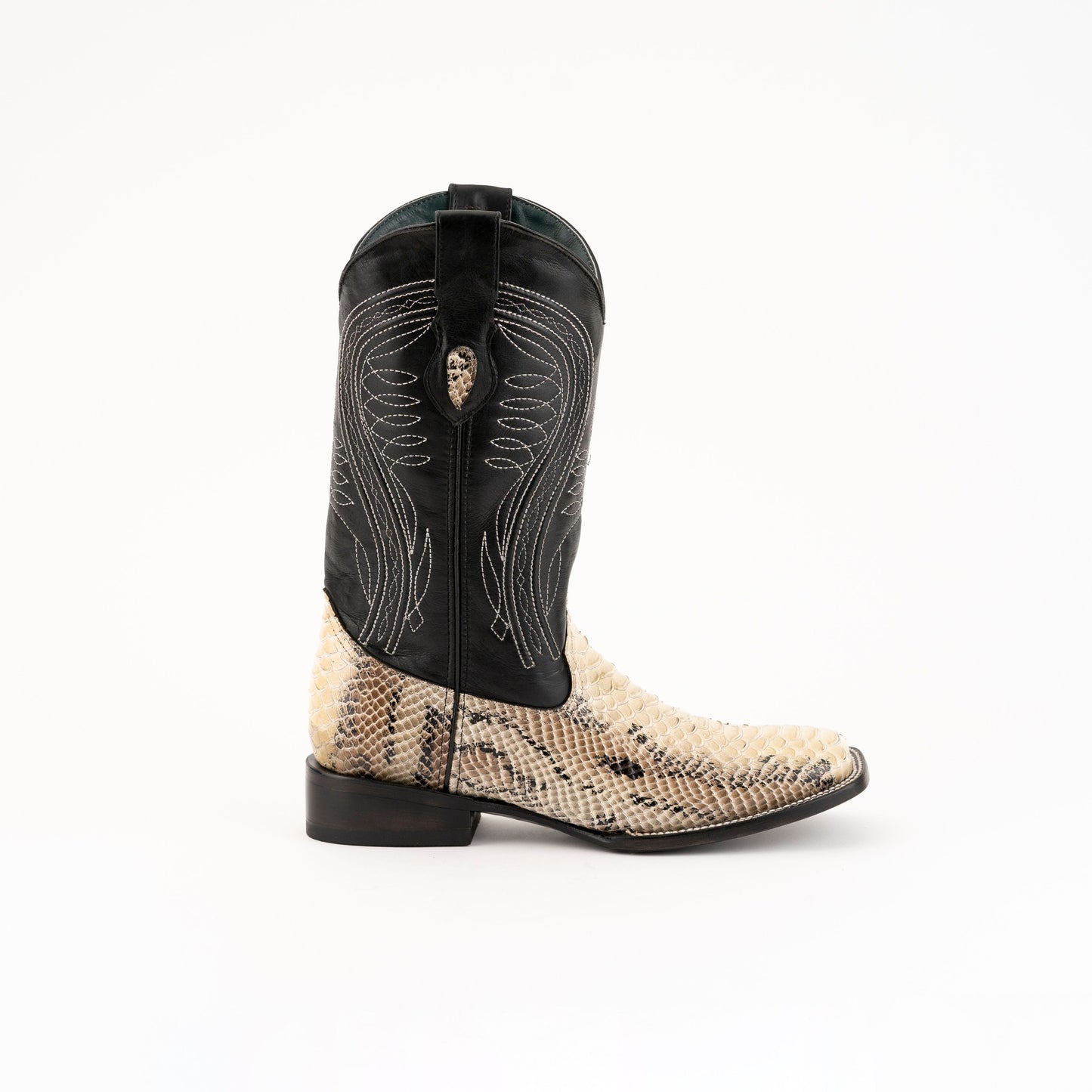 Men's Ferrini Vibora Snake Print Boots Handcrafted Natural - yeehawcowboy